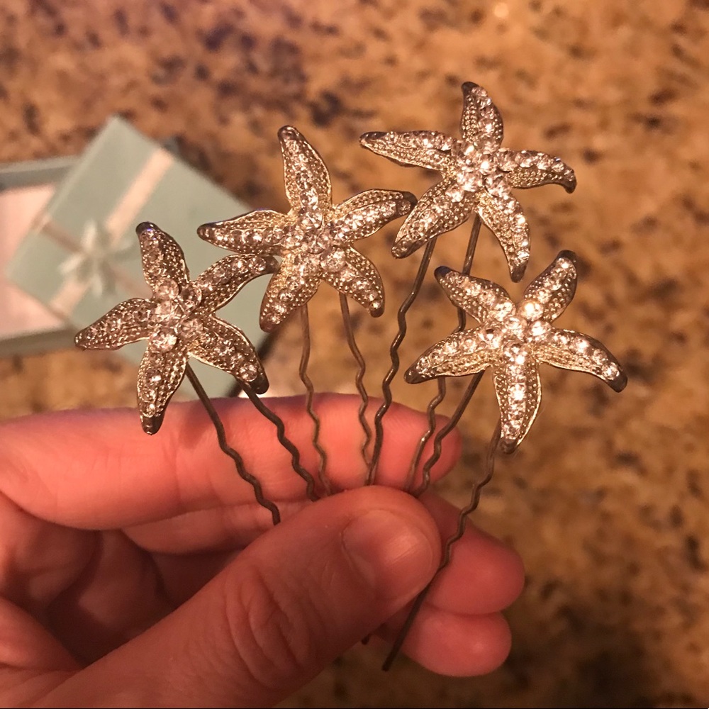 👰🏼‍♀️beach wedding accessories-4pin&ankle jewel